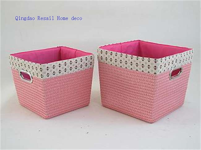 Tapered PP storage basket