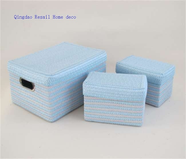 rectangular PP storage boxes with lids